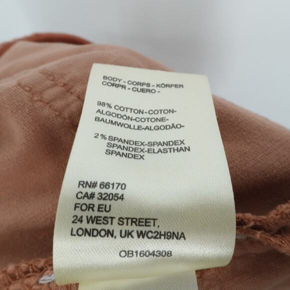 We the Free Pants Womens 28 Coral Corduroy‎ Straight Leg Side Zip Boho Western - Picture 12 of 12